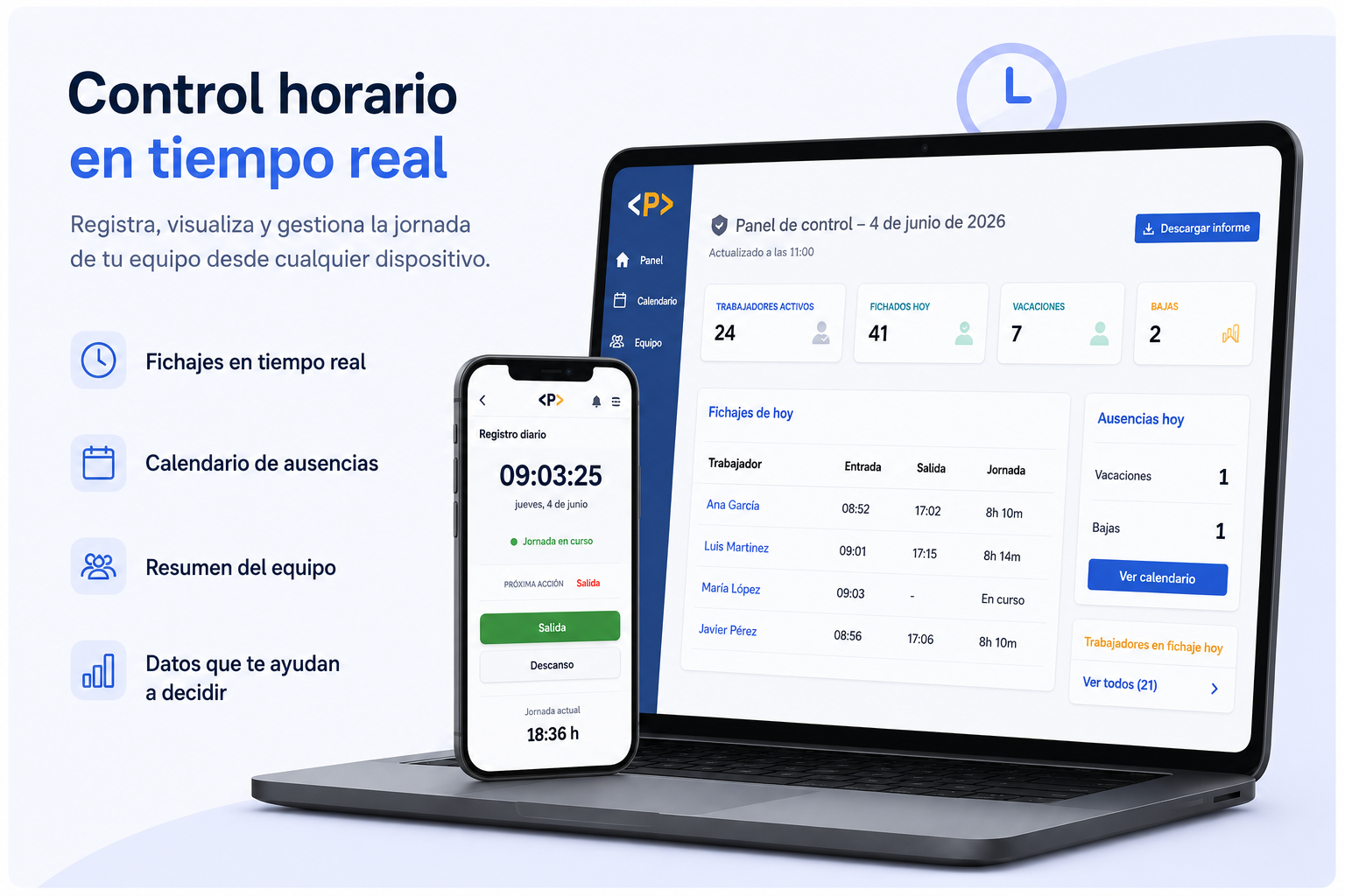 Control horari